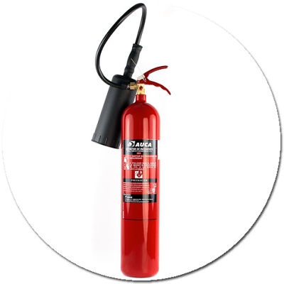 Extintor de incendios portátil 5kg de CO2