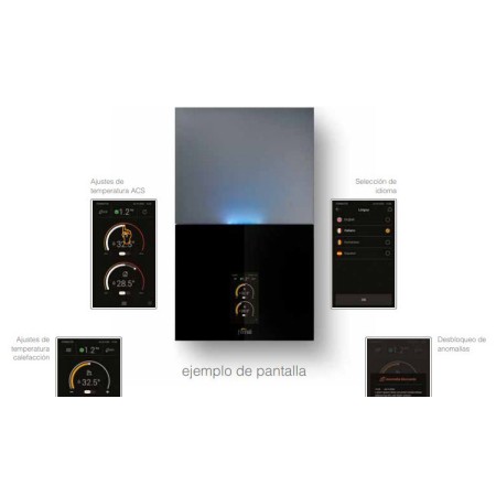 Caldera a gas Bluehelix Maxima 28kw de Ferroli