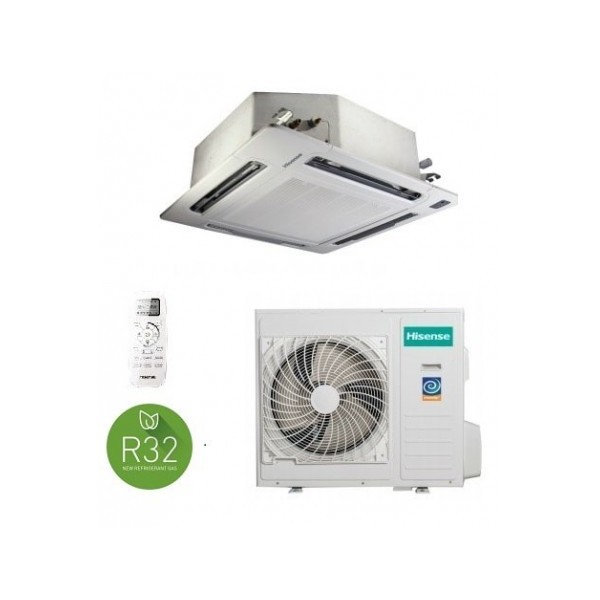 Aire acondicionado cassette Hisense ACT35UR4RCA4 - AUW35U4RS4